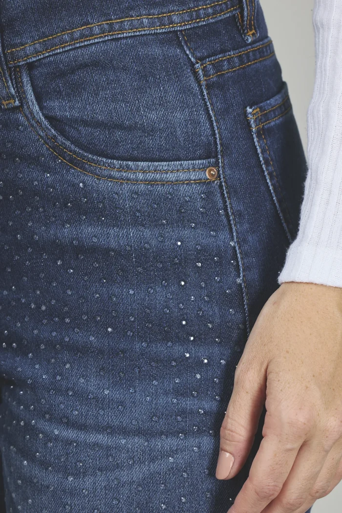 ART. 388 | MOM CLÁSICO AZUL CON STRASS TRANSPARENTE RÍGIDO - Imagen 6