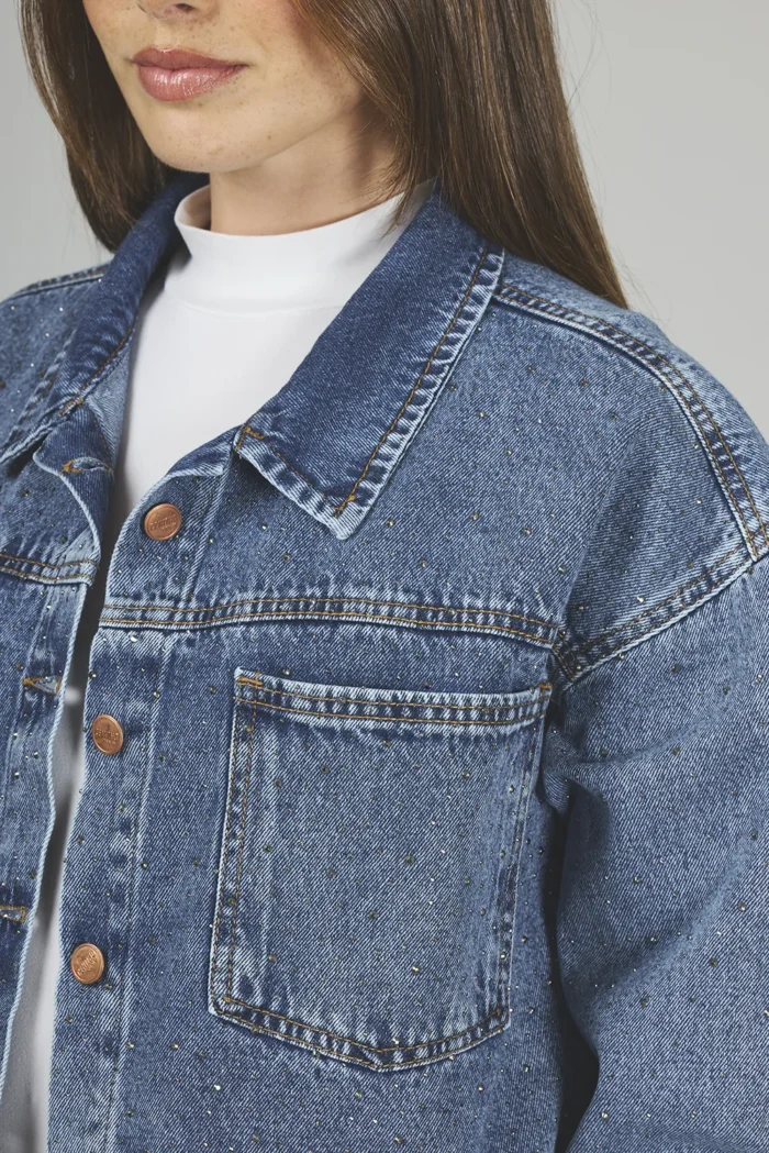 ART. 395 | CAMPERA CROP STONE STRASS RÍGIDO - Imagen 5