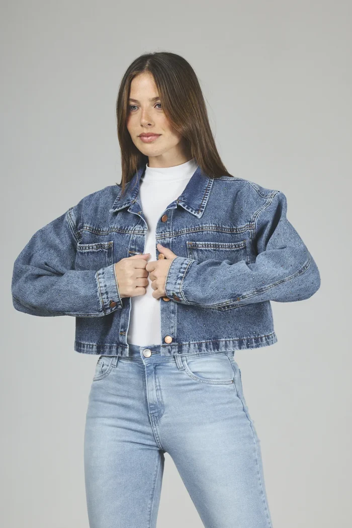 ART. 395 | CAMPERA CROP STONE STRASS RÍGIDO - Imagen 6