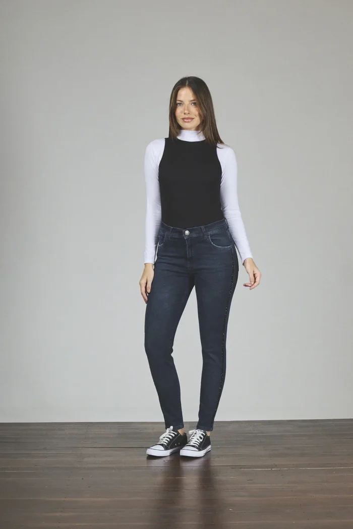 ART. 407 | BLUE BLACK BRILLO LATERAL ELASTIZADO - Imagen 6