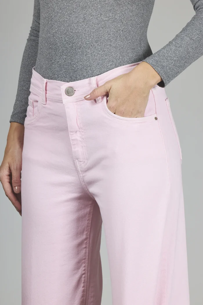 ART. 455 | CROP WIDE LEG ROSA ELASTIZADO - Imagen 3