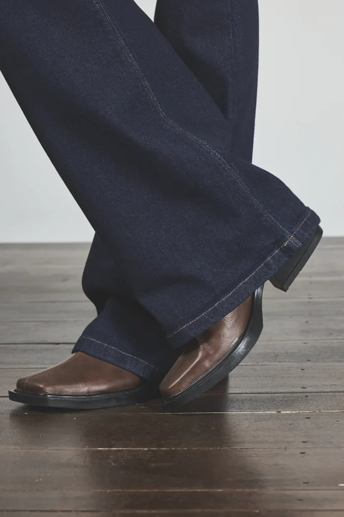ART. 475 | SEMI OXFORD AZUL ESTATICO CLASICO ELASTIZADO - Imagen 6