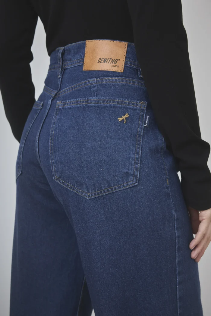 ART. 481 |  WIDE LEG CLASICO AZUL RIGIDO - Imagen 6
