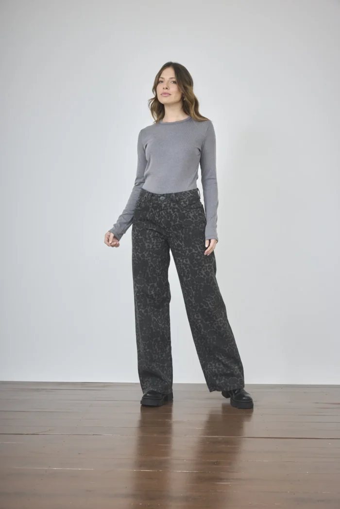 ART. 488 | WIDE LEG PANTER PRINT RIGIDO - Imagen 6