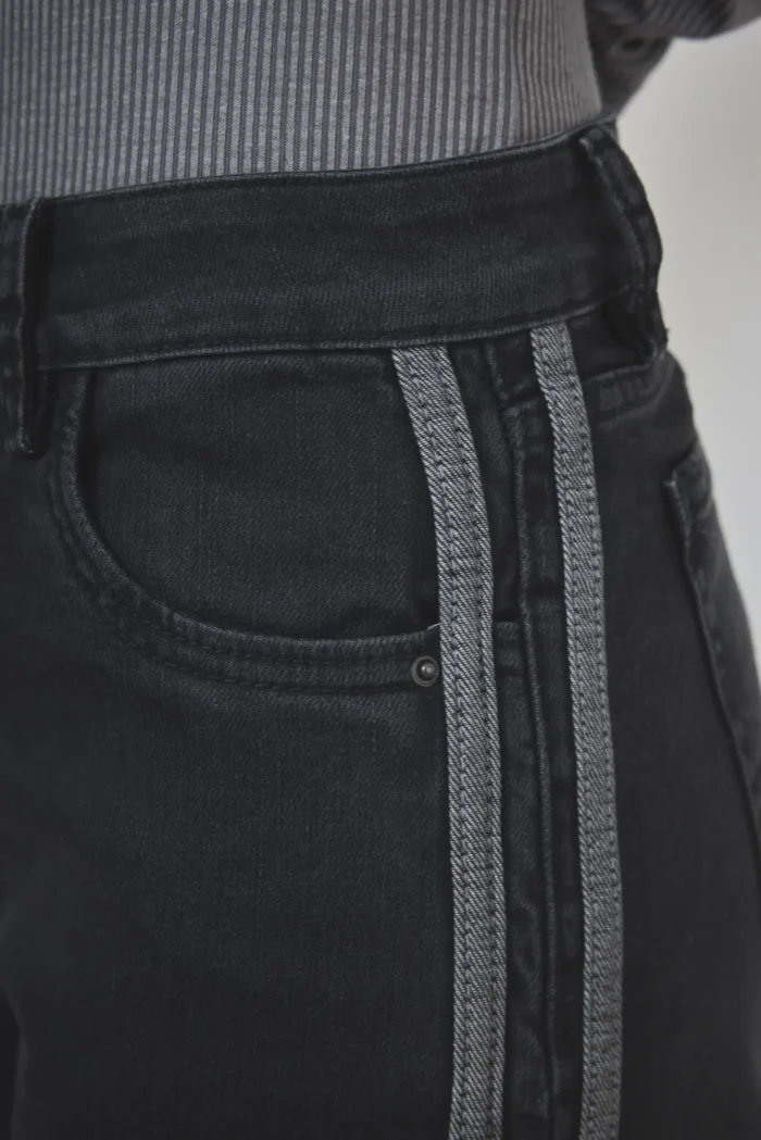 ART. 494 | WIDE LEG CON LINEAS NEGRO ELASTIZADO - Imagen 4