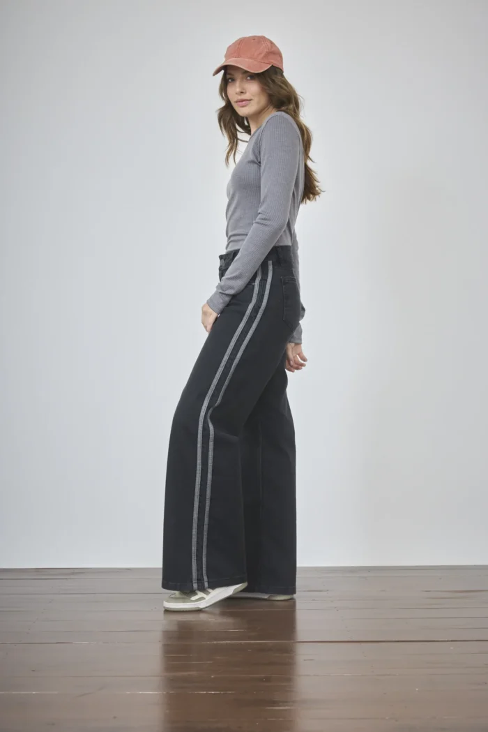 ART. 494 | WIDE LEG CON LINEAS NEGRO ELASTIZADO - Imagen 5