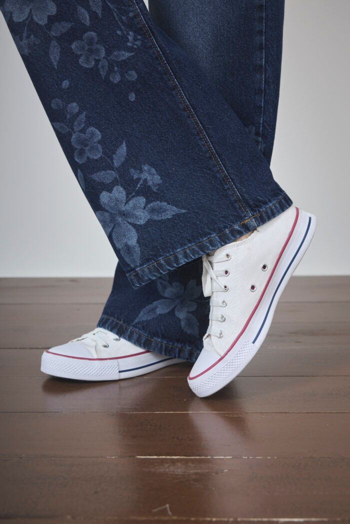 ART. 498 | WIDE LEG AZUL CON ESTAMPADO RIGIDO - Imagen 6