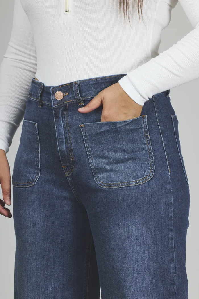 ART. 864 | WIDE LEG STONE BOLSILLO VISTA ELASTIZADO - Imagen 4