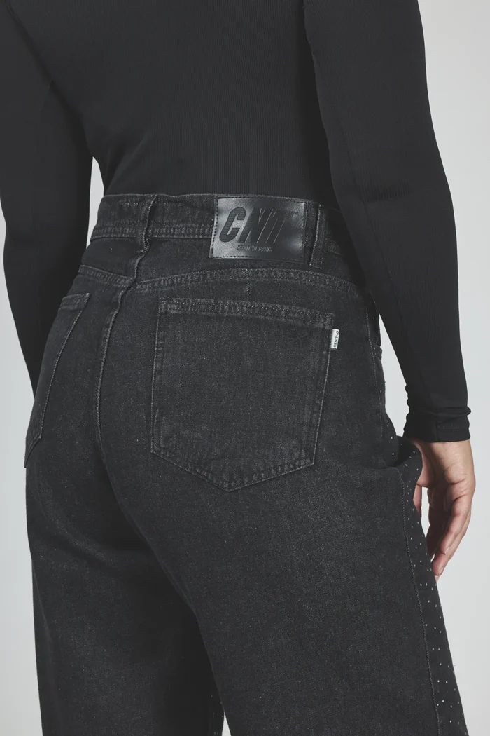 ART. 882 | WIDE LEG NEGRO CON STRAS RÍGIDO - Imagen 4
