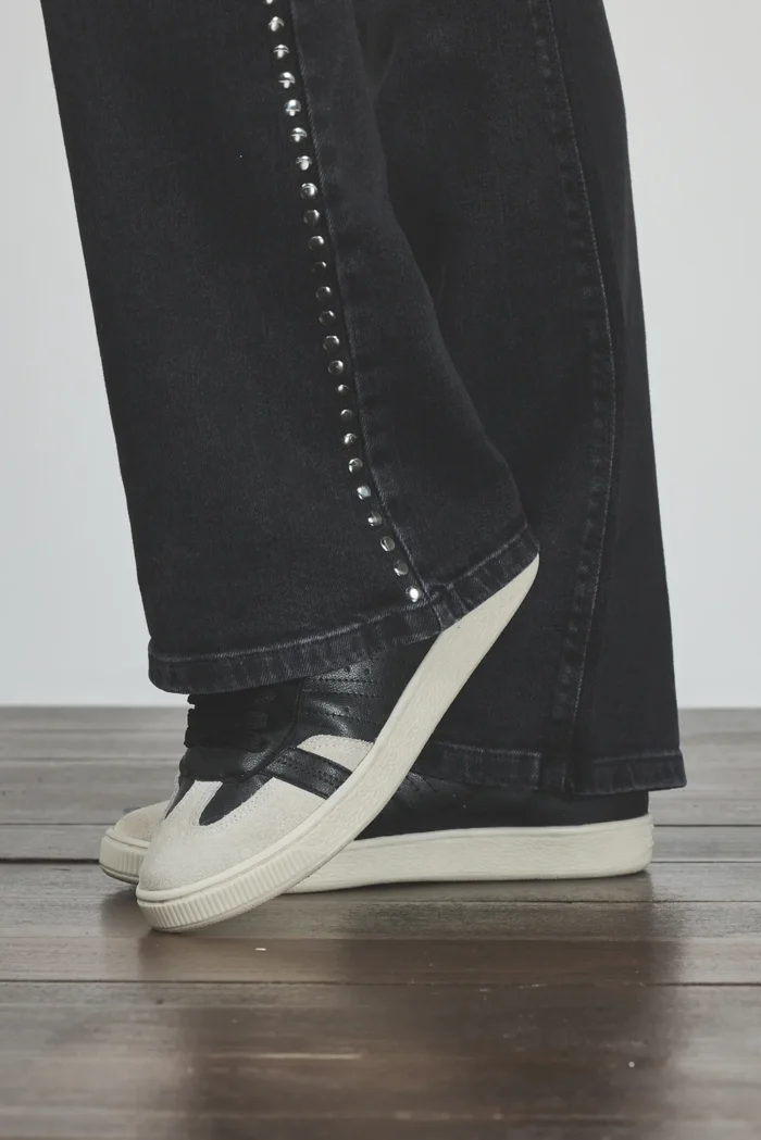 ART. 889 | SEMI OXFORD NEGRO HUMO TACHA LATERAL ELASTIZADO - Imagen 6