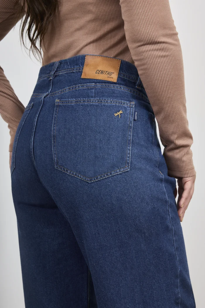 ART. 897 | WIDE LEG CLASICO AZUL RIGIDO - Imagen 5