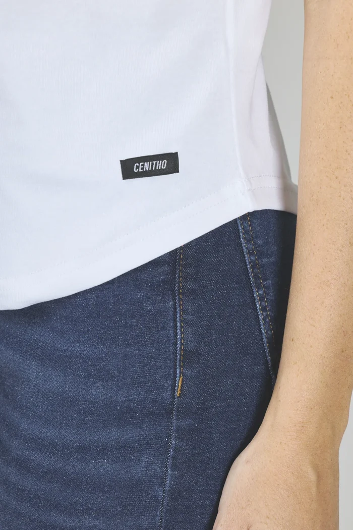 ART. A-24 | REMERA BLANCA/NEGRO COMBINADO PARIS - Imagen 4