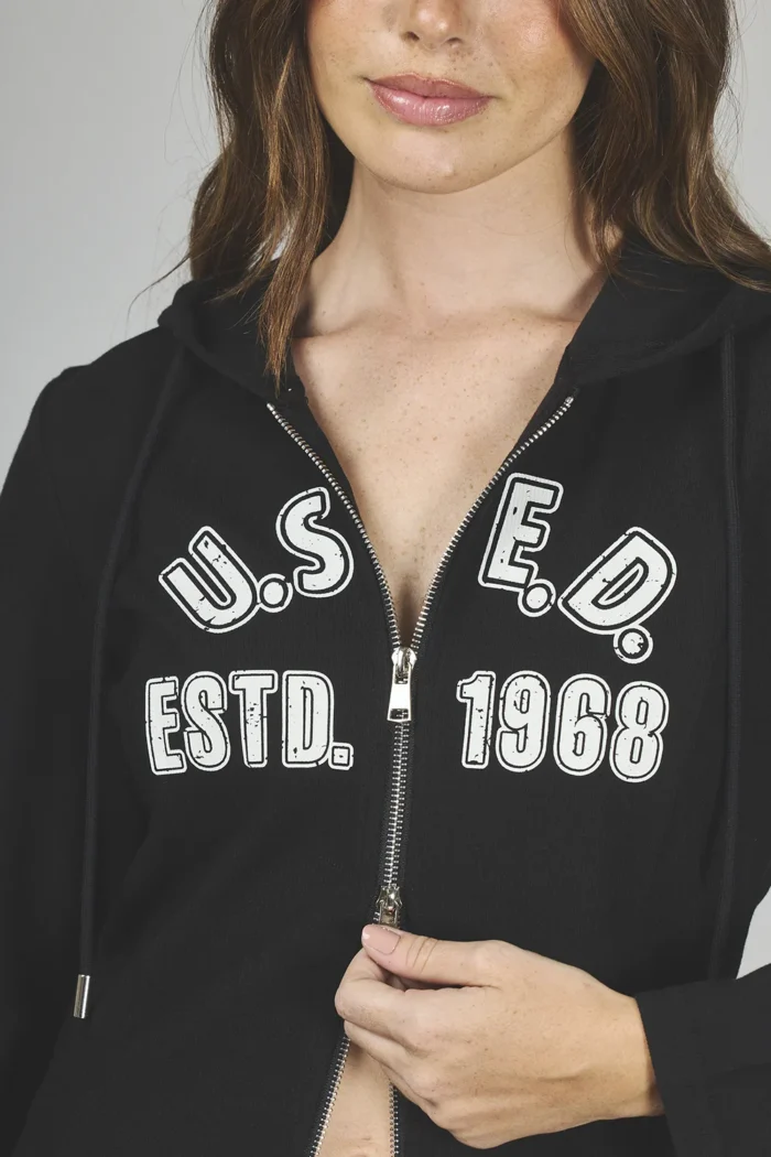ART. A-28 | CAMPERA JERSEY NEGRO - Imagen 3