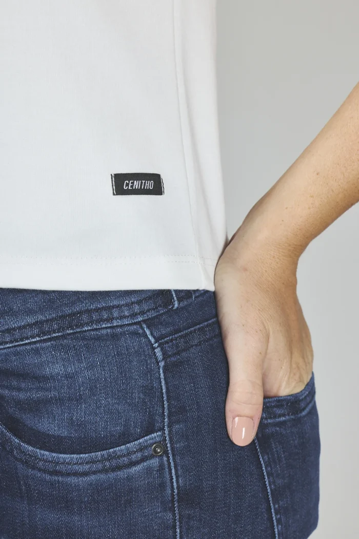 ART. E-703 | REMERA BASICA BLANCO OPTICO MANGA CORTA - Imagen 5
