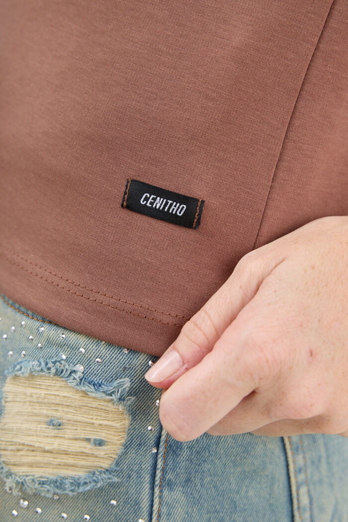 ART. A-73 | REMERA BÁSICA HABANO MANGA CORTA - Imagen 4