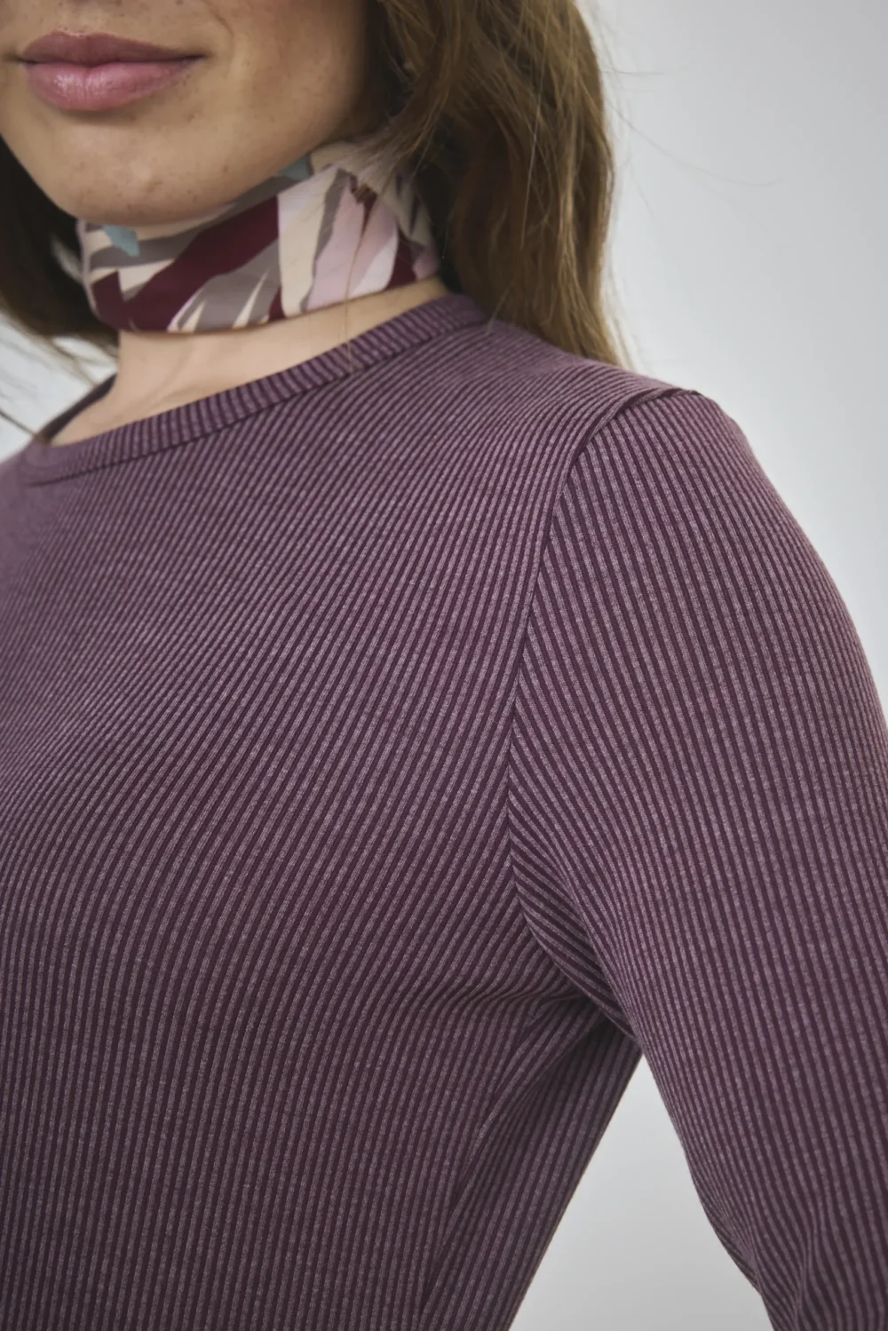 ART. A-91 | REMERA MANGA LARGA BORDO MORLEY - Imagen 3