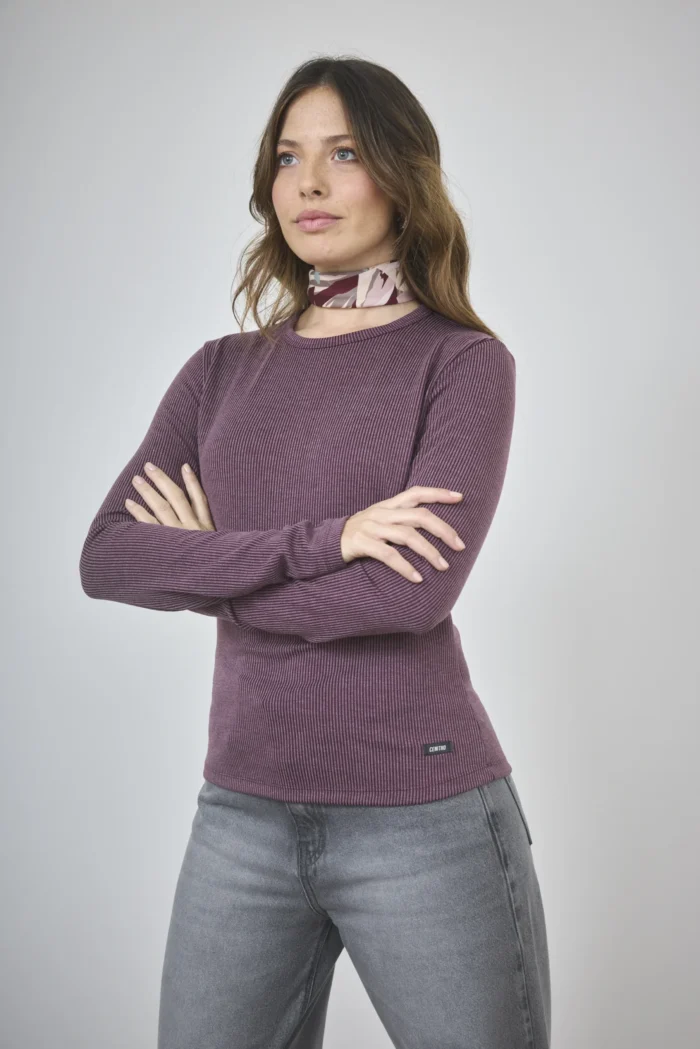 ART. A-91 | REMERA MANGA LARGA BORDO MORLEY - Imagen 6