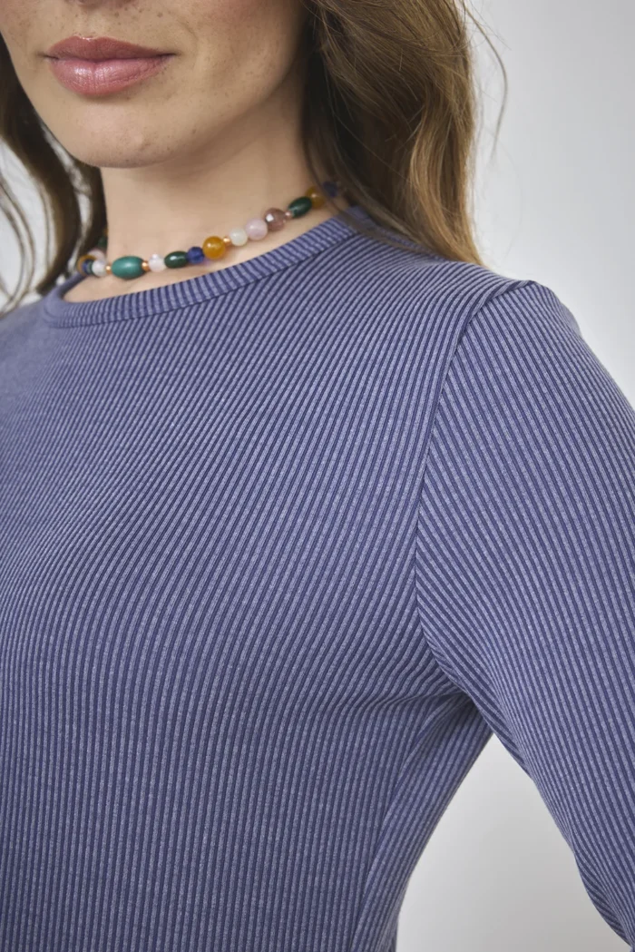 ART. A-92 | REMERA MANGA LARGA AZUL MORLEY - Imagen 3