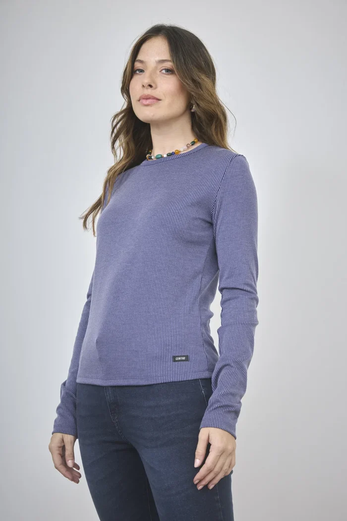ART. A-92 | REMERA MANGA LARGA AZUL MORLEY - Imagen 6