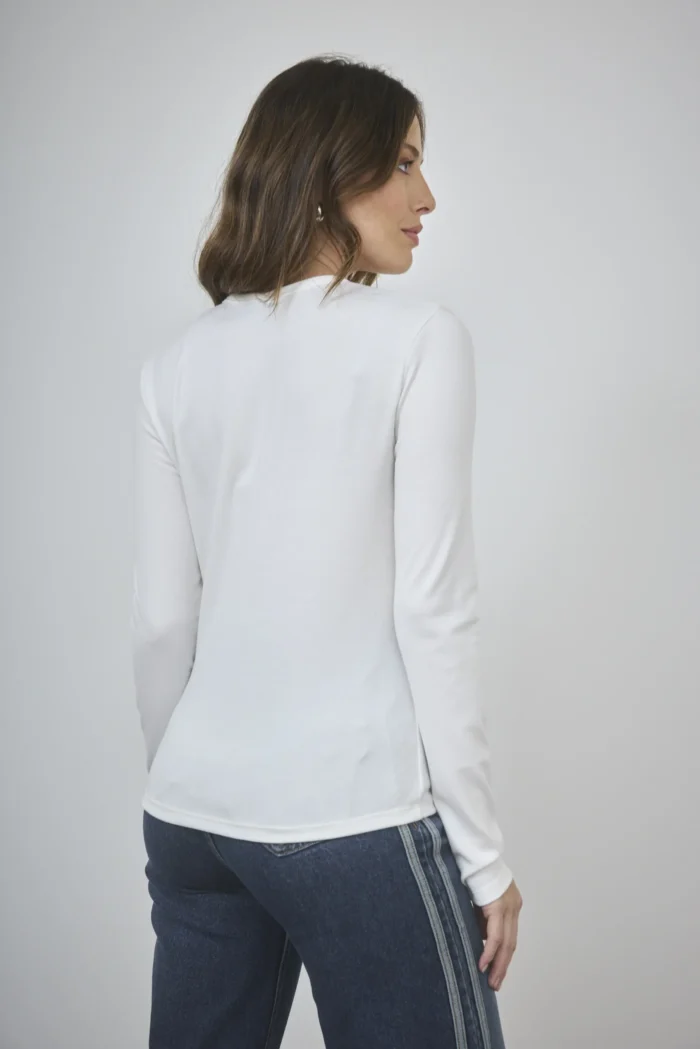 ART. A-94 | REMERA MANGA LARGA BLANCA MORLEY - Imagen 2