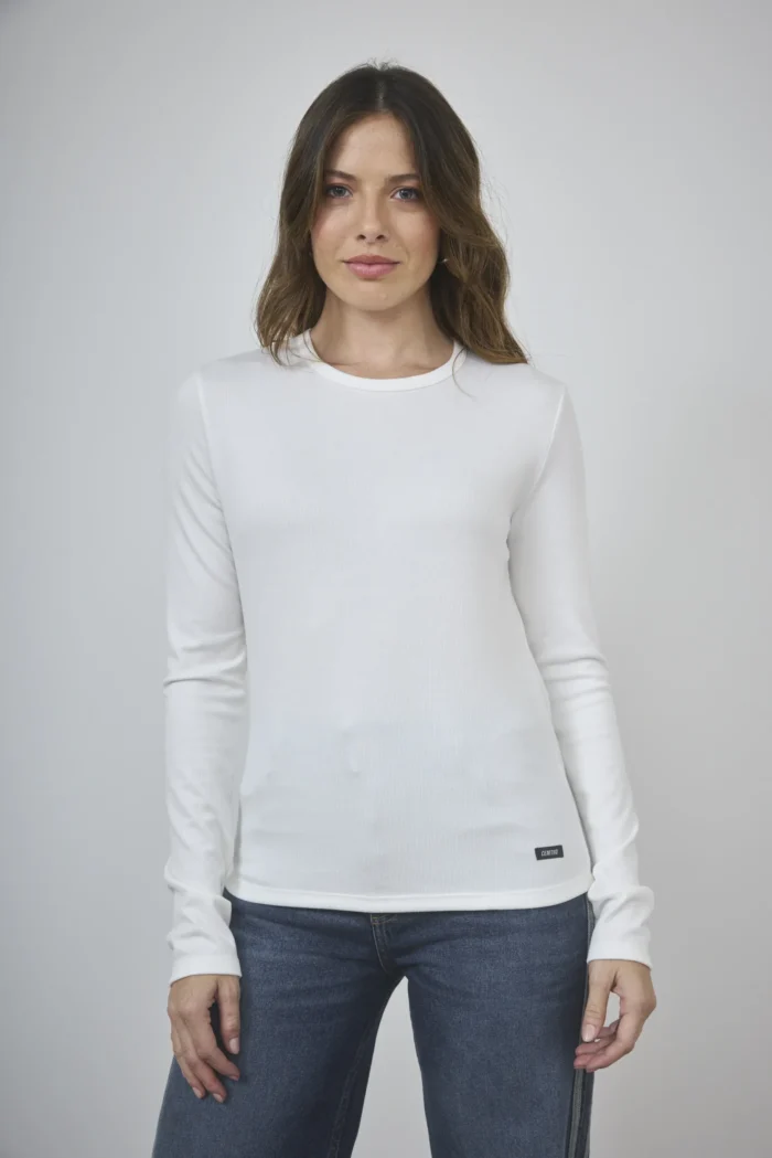 ART. A-94 | REMERA MANGA LARGA BLANCA MORLEY - Imagen 4