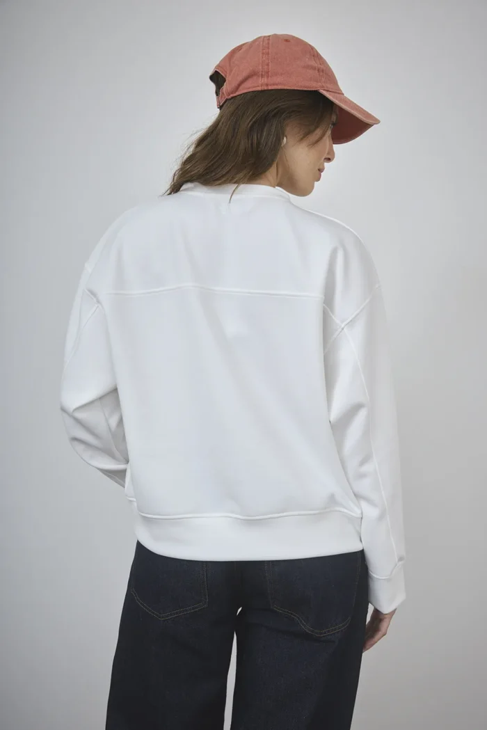 ART. A-99 | BUZO OVERSIZE BLANCO LYCRA - Imagen 2