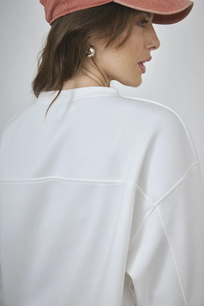 ART. A-99 | BUZO OVERSIZE BLANCO LYCRA - Imagen 6