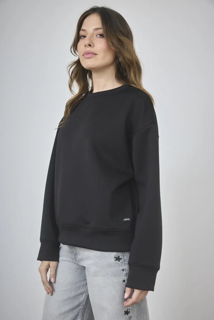 ART. A-100 | BUZO OVERSIZE NEGRO LYCRA - Imagen 4
