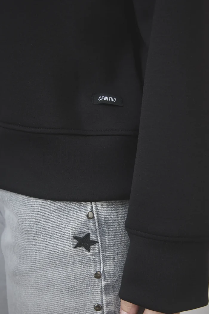 ART. A-100 | BUZO OVERSIZE NEGRO LYCRA - Imagen 5