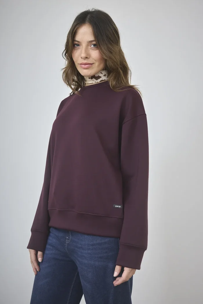 ART. A-101 | BUZO OVERSIZE BORDO LYCRA - Imagen 3