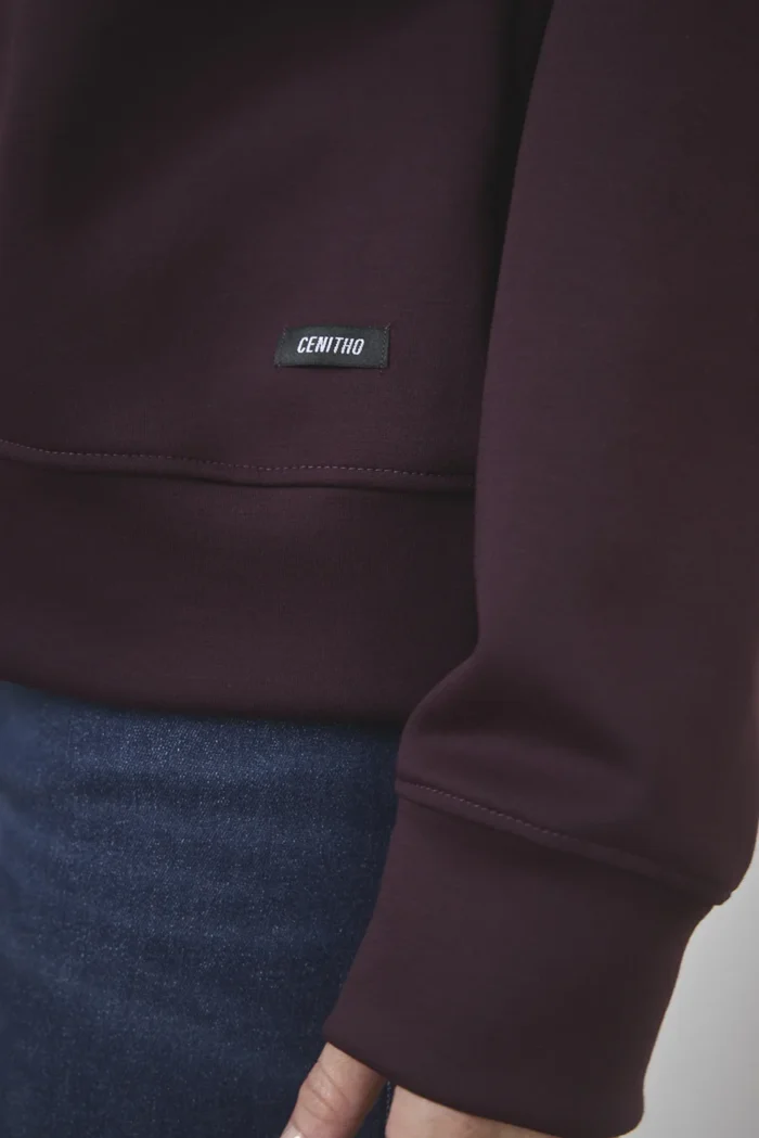 ART. A-101 | BUZO OVERSIZE BORDO LYCRA - Imagen 5