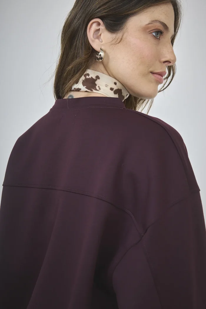ART. A-101 | BUZO OVERSIZE BORDO LYCRA - Imagen 6
