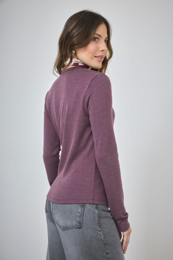 ART. E-711 | REMERA MANGA LARGA BORDO MORLEY - Imagen 2