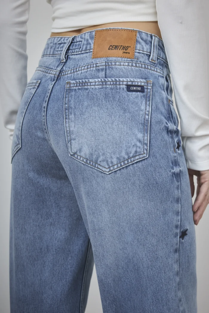 ART. 495 | WIDE LEG STONE CON BORDADO ESTRELLA RIGIDO - Imagen 6