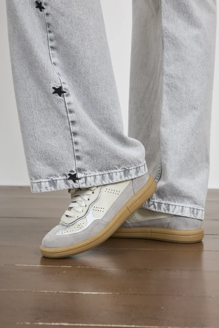 ART. 506 | WIDE LEG GRIS CON BORDADO ESTRELLA RIGIDO - Imagen 5