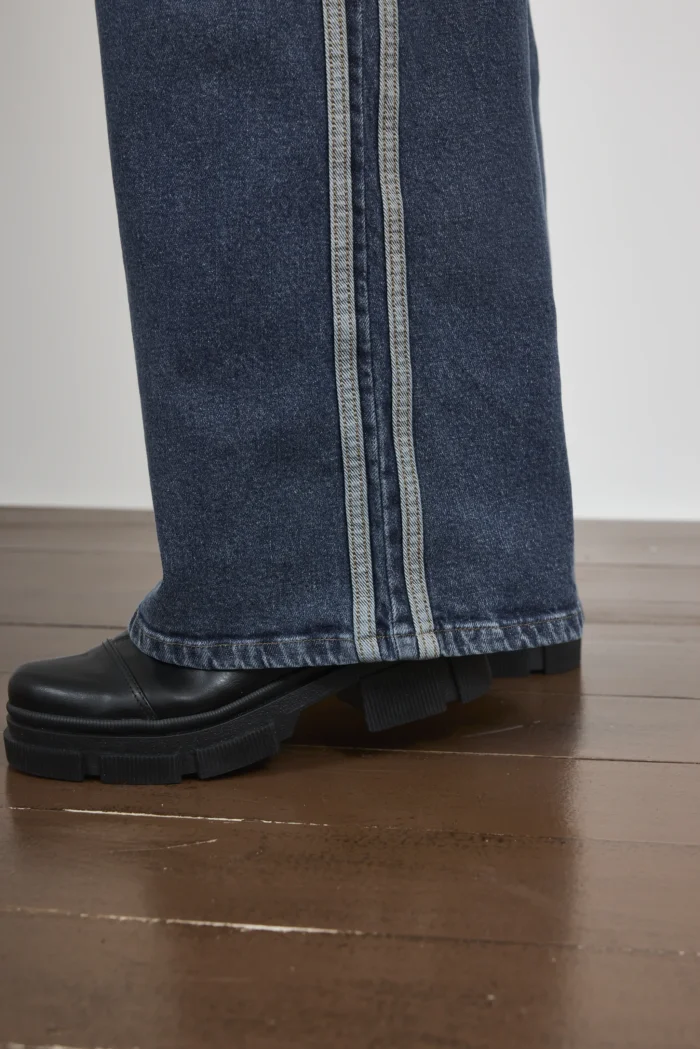 ART. 906 | WIDE LEG CON LINEAS VINTAGE BLUE ELASTIZADO - Imagen 6