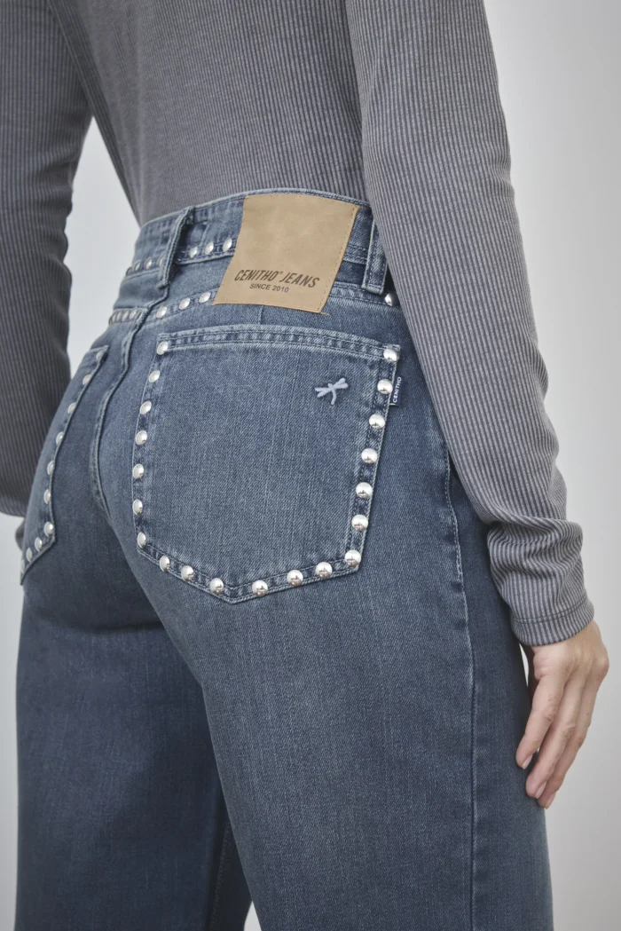 ART. 909 | BAGGY MATIZADO CON TACHAS EN BOLSILLO RIGIDO - Imagen 6