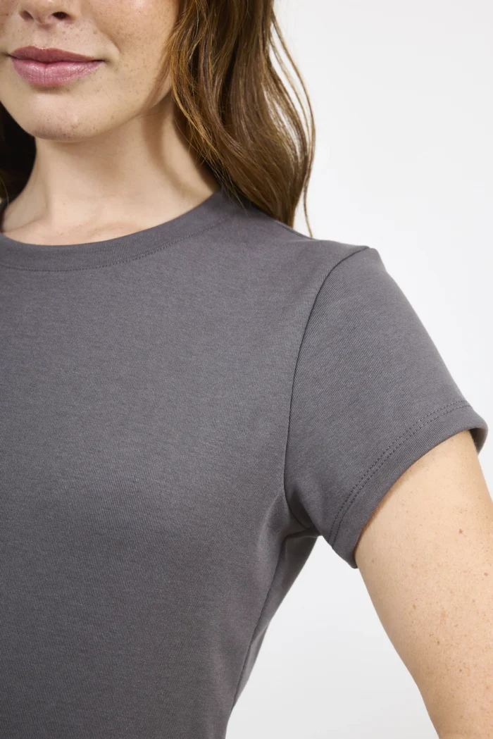 ART. A-103 | REMERA BASICA GRIS TOPO MANGA LARGA - Imagen 5