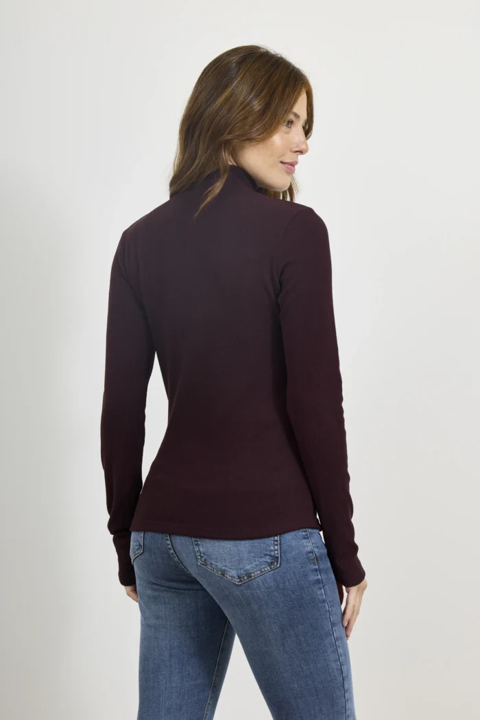 ART. A-106 | POLERA MANGA LARGA BORDO MORLEY - Imagen 2