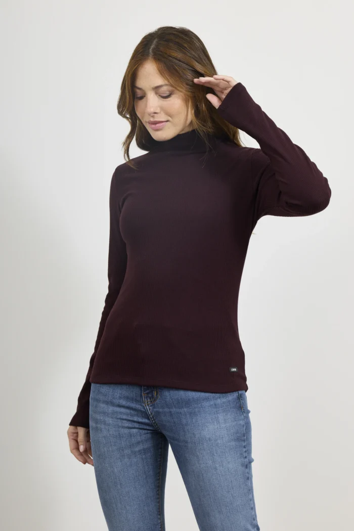 ART. A-106 | POLERA MANGA LARGA BORDO MORLEY - Imagen 6