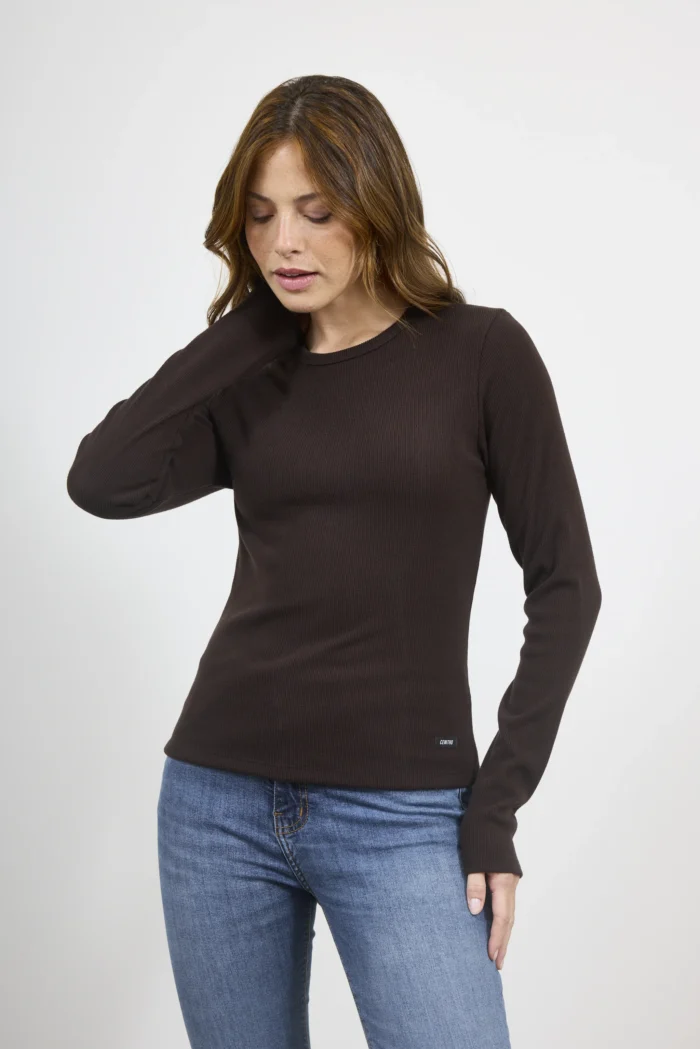 ART. A-112| REMERA MANGA LARGA CHOCOLATE MORLEY LYCRA - Imagen 4
