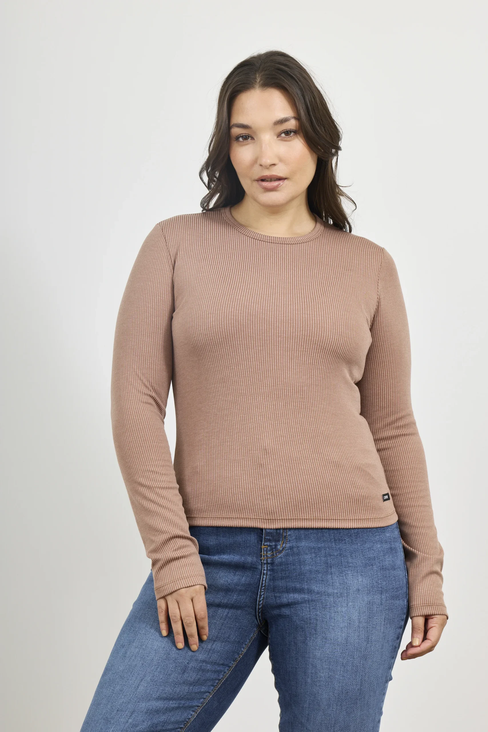 e-710 (1) ART. E-710 | REMERA MANGA LARGA CAPUCCINO MORLEY - Imagen 1