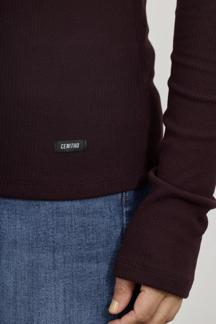 ART. E-713 | POLERA MANGA LARGA BORDO MORLEY - Imagen 3