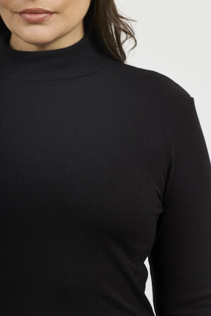 ART. E-716 | POLERA MANGA LARGA NEGRO MORLEY - Imagen 5