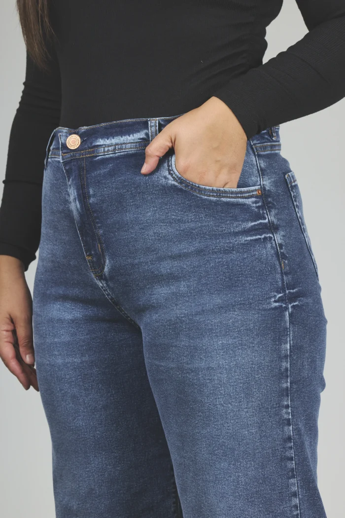 ART. 3015 | WIDE LEG STONE CON GANCHO LATERAL ELASTIZADO - Imagen 4