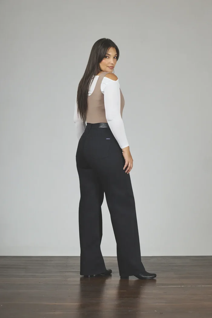ART. 3016 | WIDE LEG NEGRO CLASICO ELASTIZADO - Imagen 2