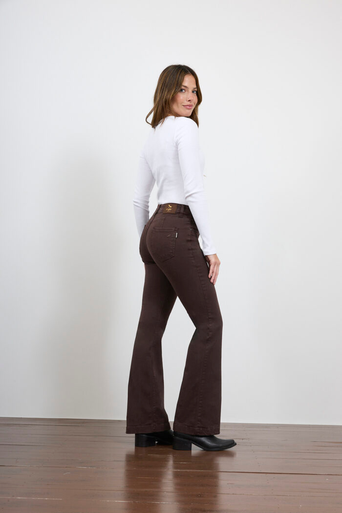 ART. 514 | SEMI OXFORD CHOCOLATE CLÁSICO ELASTIZADO - Imagen 2