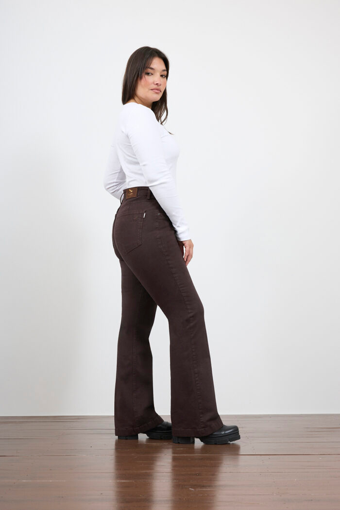 ART. 910 | SEMI OXFORD CHOCOLATE CLÁSICO ELASTIZADO - Imagen 2