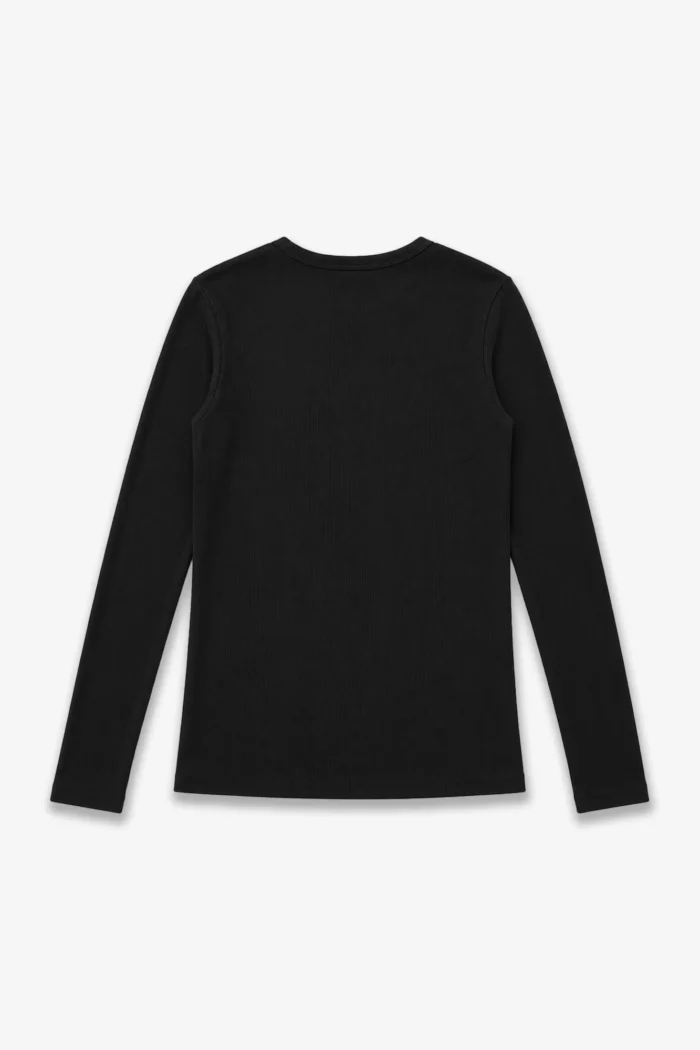 ART. E-721 | REMERA MANGA LARGA NEGRO MORLEY - Imagen 2