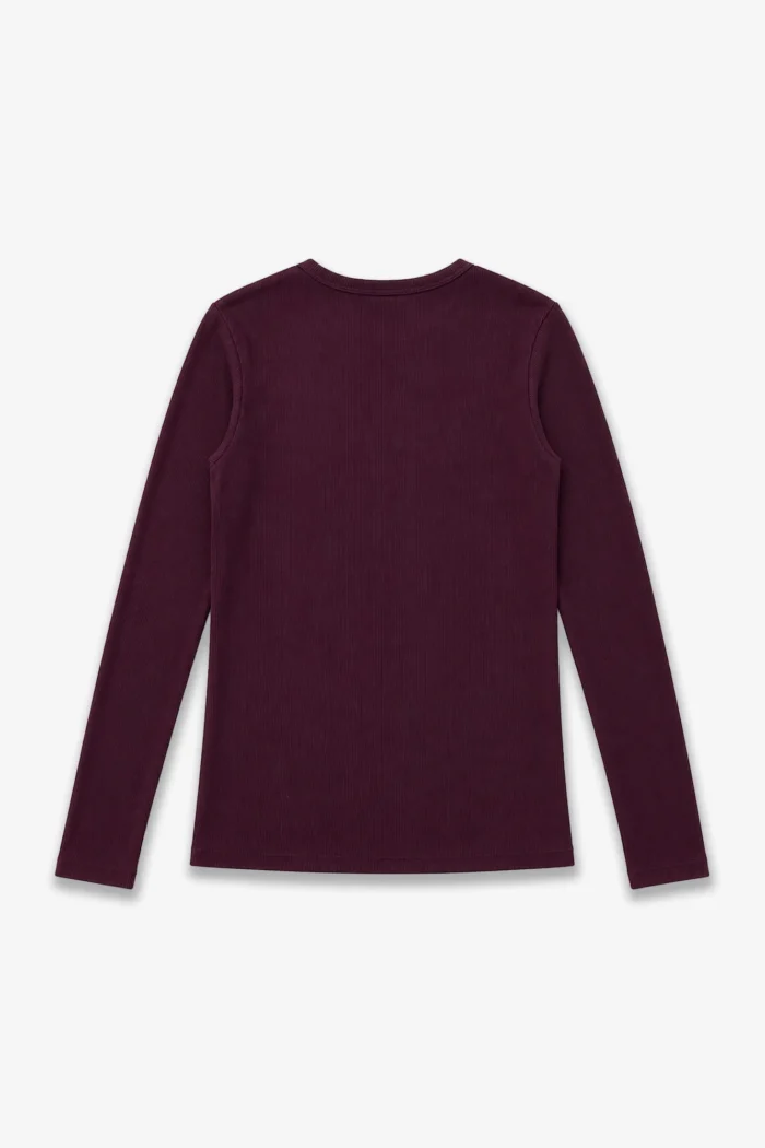 ART. A-114 | REMERA MANGA LARGA BORDO MORLEY - Imagen 2